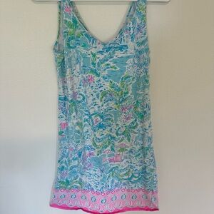Lilly Pulitzer Casual Dress Blue Pattern